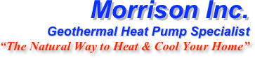 Morrison Inc. The central pennsylvania geothermal specialists